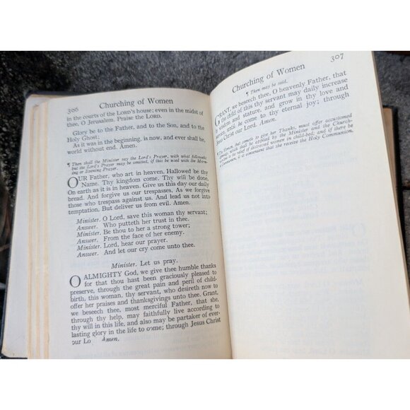 The Book of Common Prayer John Wallace Suter 1945 Hard Cover READ - Picture 7 of 8